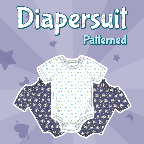 ABUniverse pattern onesie